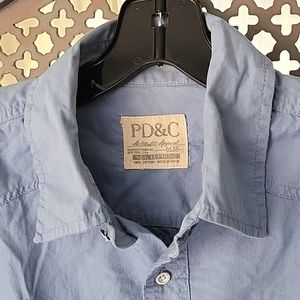 Paper Denim & Cloth blue button up, size M